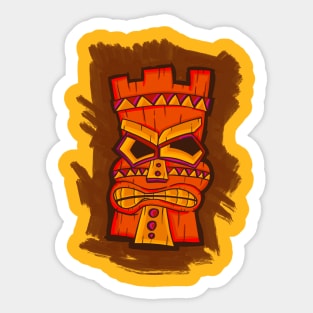 Tiki warm Sticker